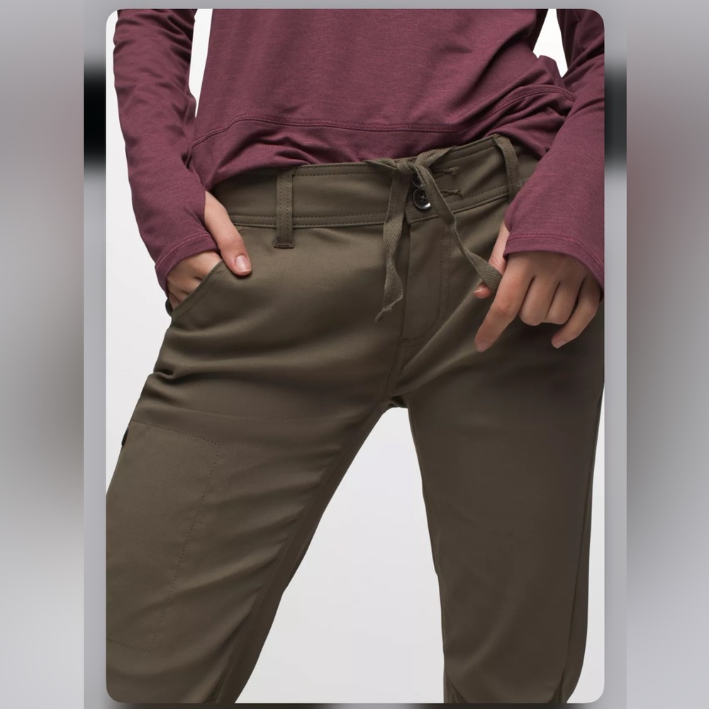 Prana Women’s Halle Straight Pant - Size 8 Short- Slate Green - Picture 3 of 9